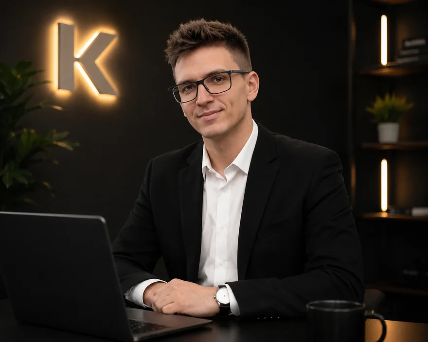Grzegorz Rówiński z Kosari, który wdraża platformy kursowe